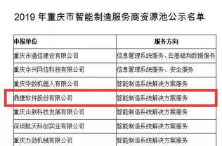 鼎捷軟件雙喜臨門，同時入選重慶、長沙經開區(qū)智能制造服務商資源池名單